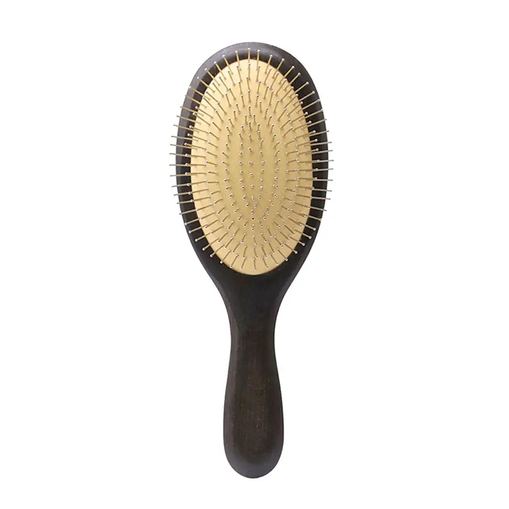 Hairbrush Head Massage Brush Wood Hair Brush Hair Combing Steel Hair Brush Hair Care With Steel Needle Scalp Airbag Hair brush 3