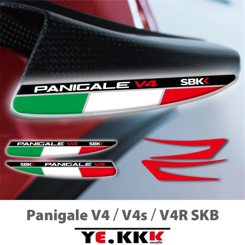   3D ƼĿ Į, Ducati Panigale V4 V4R V4S V4SP SBK Adesivi Per Alette Aerodinamiche
