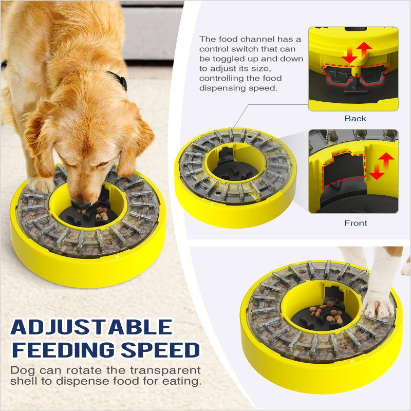 Interactive Rotating Slow Feeder Toy 3