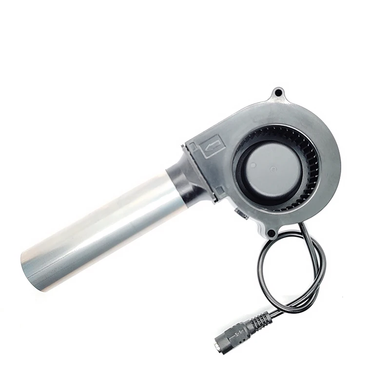 Outdoor BBQ Fan Blower 7530 75x75x30mm 12V 2500rpm with Air Tube for Camping and picnic hair dryer