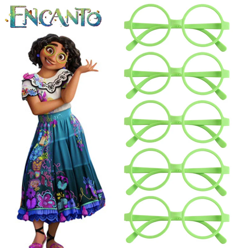 Kids Glasses Frame Children Green Light Glasses Encanto Girls Mirabel