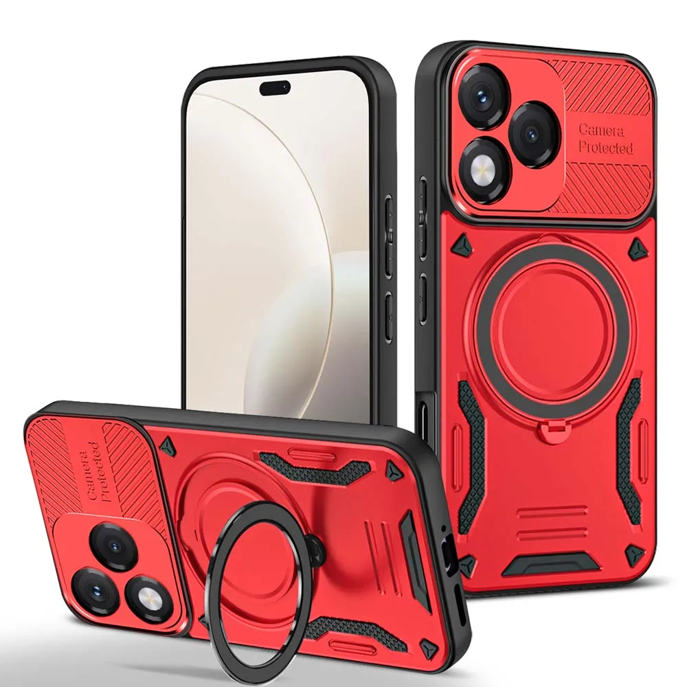 Shockproof Armor Case with Ring Bracket & Magnetic Holder