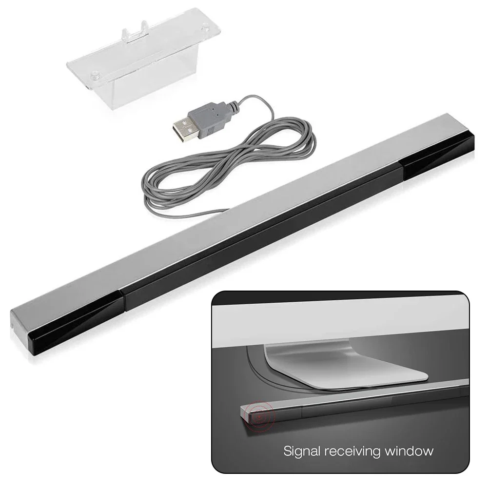 Kits Sensor Bar 2m Line Length Accessories For Computer Simulators For N S Wii PC Wii U Infrared Ray Replaceable