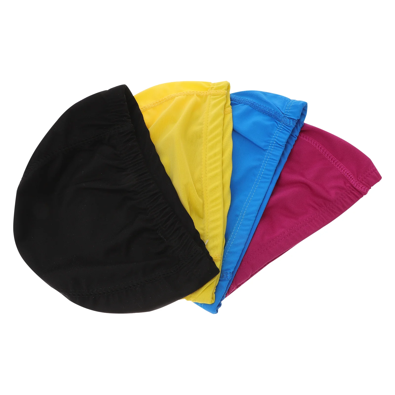 

4pcs Swim Caps Nylon High Elasticity Swimming Caps Keeps Hair Clean Breathable Swim Caps Swimming Pool Bathing Hat for Kids