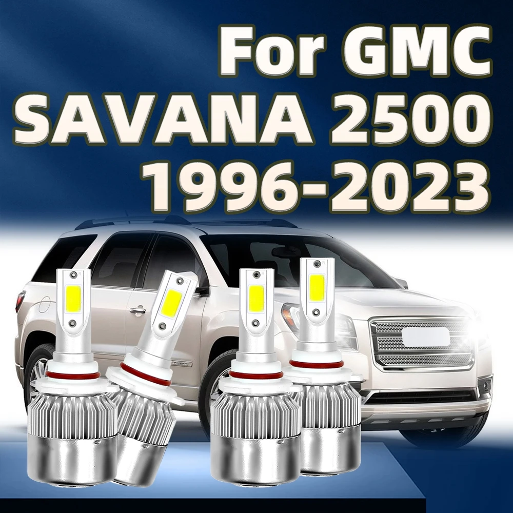

Лампа для фар головного света светодиодный 9005 9006 HB3 HB4, автомобильные лампы 2500 лм для GMC SAVANA 1996 1997 1998 1999 2000 2001 2002 2003 2004-2023