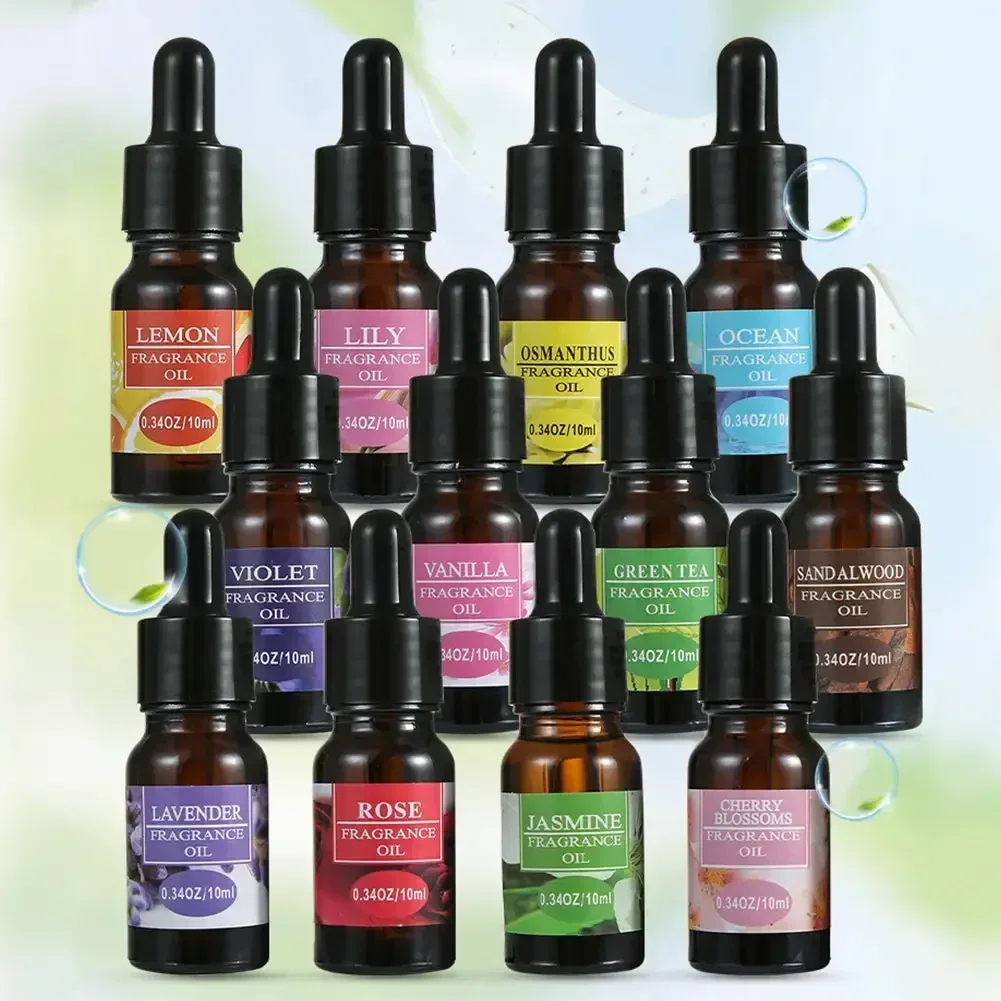 Premium 10ml Car Air Freshener Essential Oil with Dropper - Long-Lasting Auto and Home Fragrance