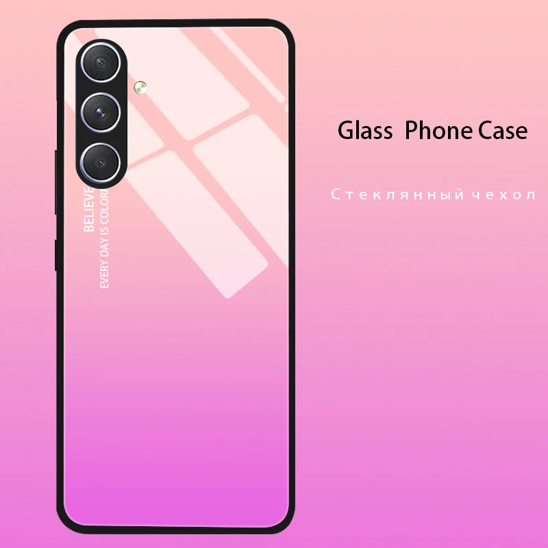 Luxury Tempered Glass Hard PC Phone Case - Premium Back Bumper Cover