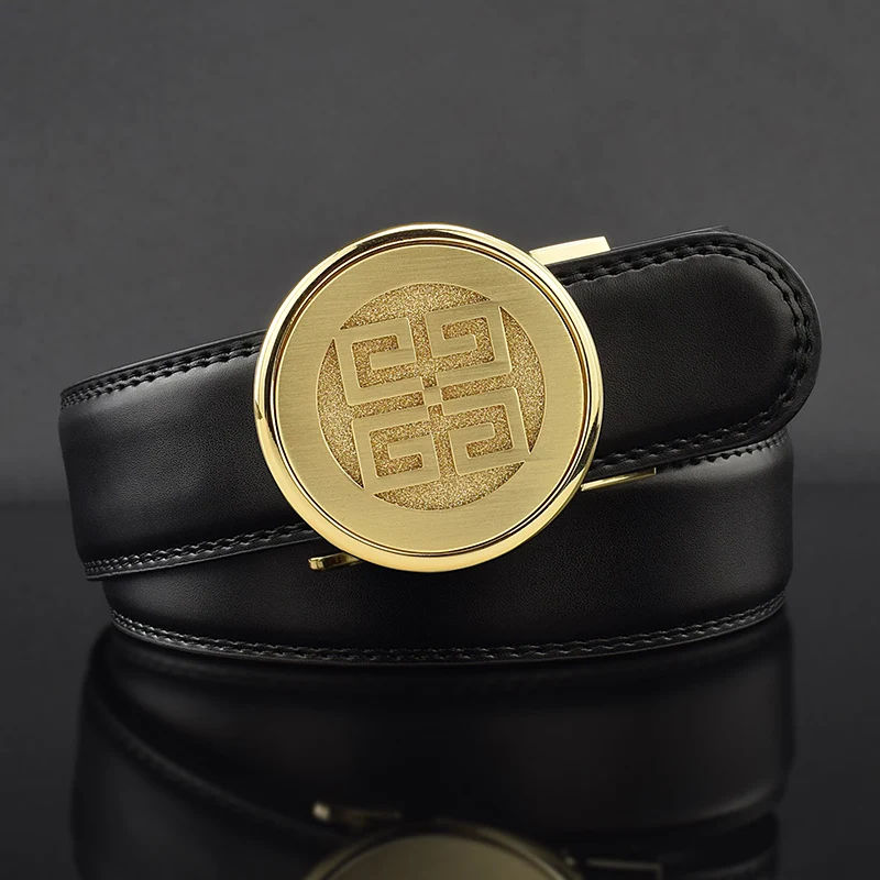 Black gold buckle