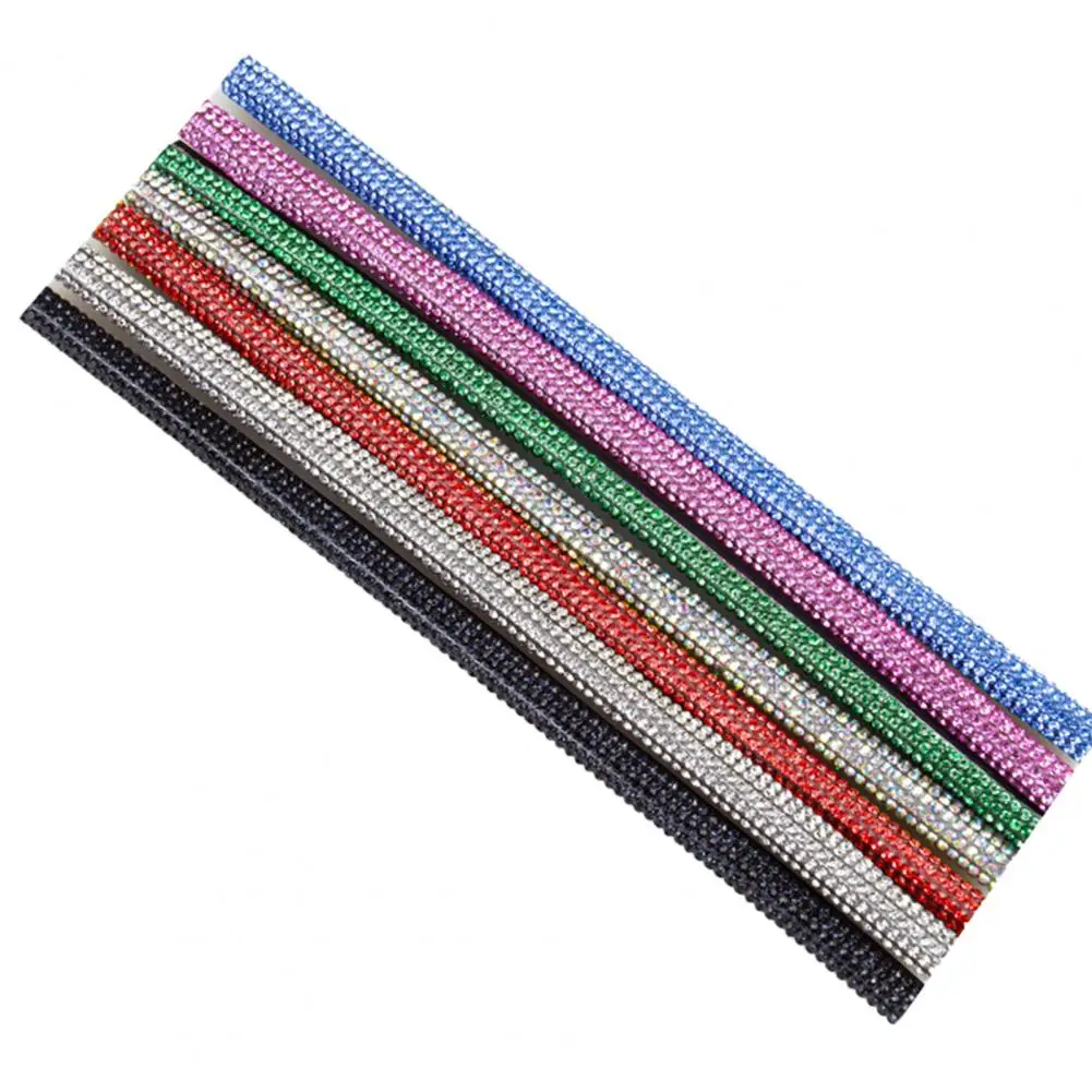 

Air Vent Strip Shiny Visual Effect Eco-friendly Wear Resistant Simple Installation Sparkling Reusable PVC Air Conditioner Decora