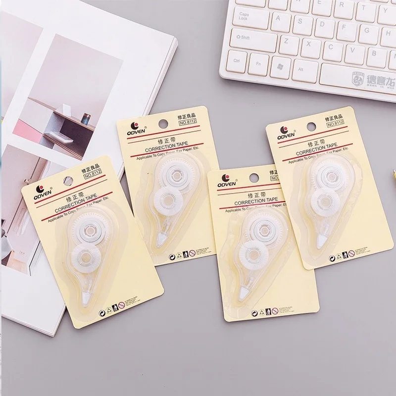 Correction Tape Correction Belt Correction Strap Correction Supplies Stationary Supplies School Supplies Stationery White Out Adhesive Roller Cartoon Correction Tape
