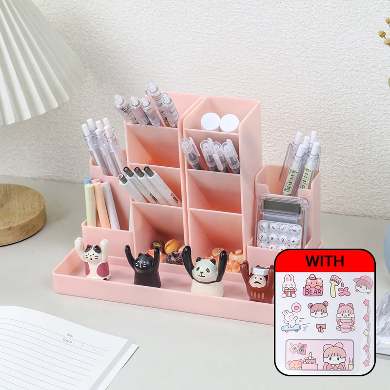 Desktop Pen and Pencil Holder Organizer for Office and School Supplies