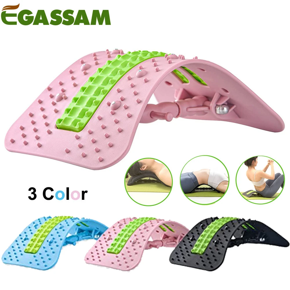 Back Stretcher, MultiLevel Lumbar Back Massager, Pain Relief for