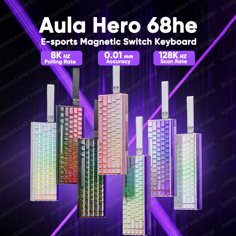 Aula Hero 68he Mini 60he Hero 84he Gaming Magnetic Mechanical Keyboard ...
