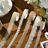 6 Rolls Retro Lace PET Washi Tape Diary Decoration Washitape Cinta Adhesiva Decorativa Scrapbooking Supplies Masking Tape 1