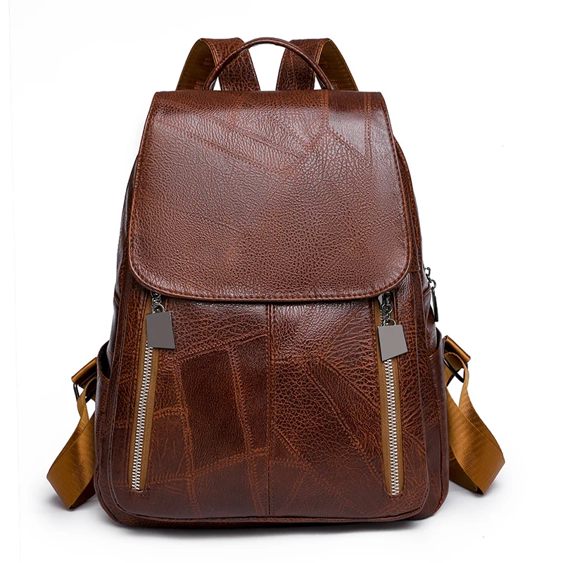 thumbnail image 1 of 2023 Nuevas mochilas de cuero para mujer, bolsos de hombro de moda, mochilas para mujer, mochilas de viaje para mujer, mochilas escolares para niñas, Sac a Dos, 1 of 5