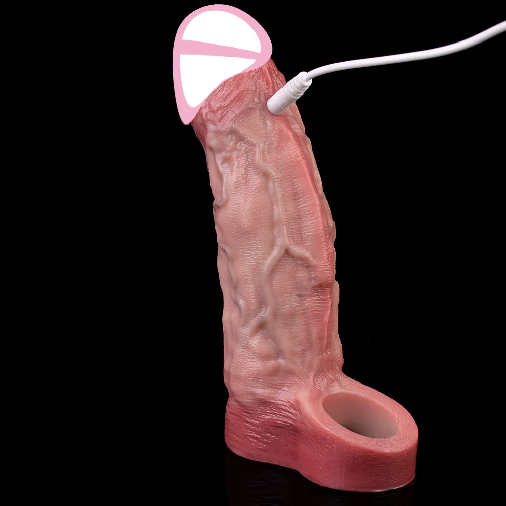 HeartCaptor Silicone Sleeve Extender for Men Delay Support Reusable Enhancer - Details 4