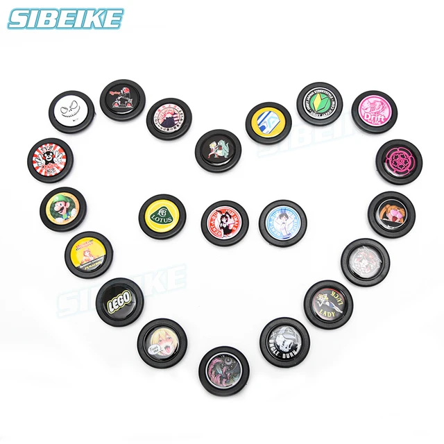 JDM Anime Car Modified Steering Wheel Horn Switch Button Center Cap Anime  Culture Car Interior Parts For Universal - AliExpress