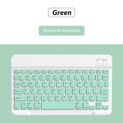 Universal Bluetooth Wireless Keyboard and Mouse Set for Tablets and Mobile Devices (Green - no mouse)