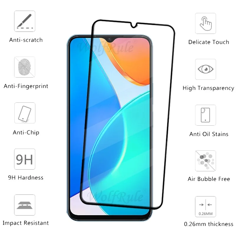 Premium Tempered Glass Screen Protector - 9H Full Cover, HD Clarity (1 to 4 Pack)