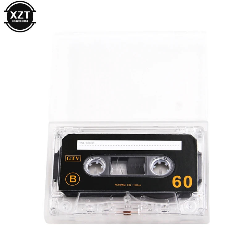 1PC Standard Cassette Blank Tape Player Empty Tape 60 Minutes Magnetic Audio Tape Recorder For Speech Music Recording