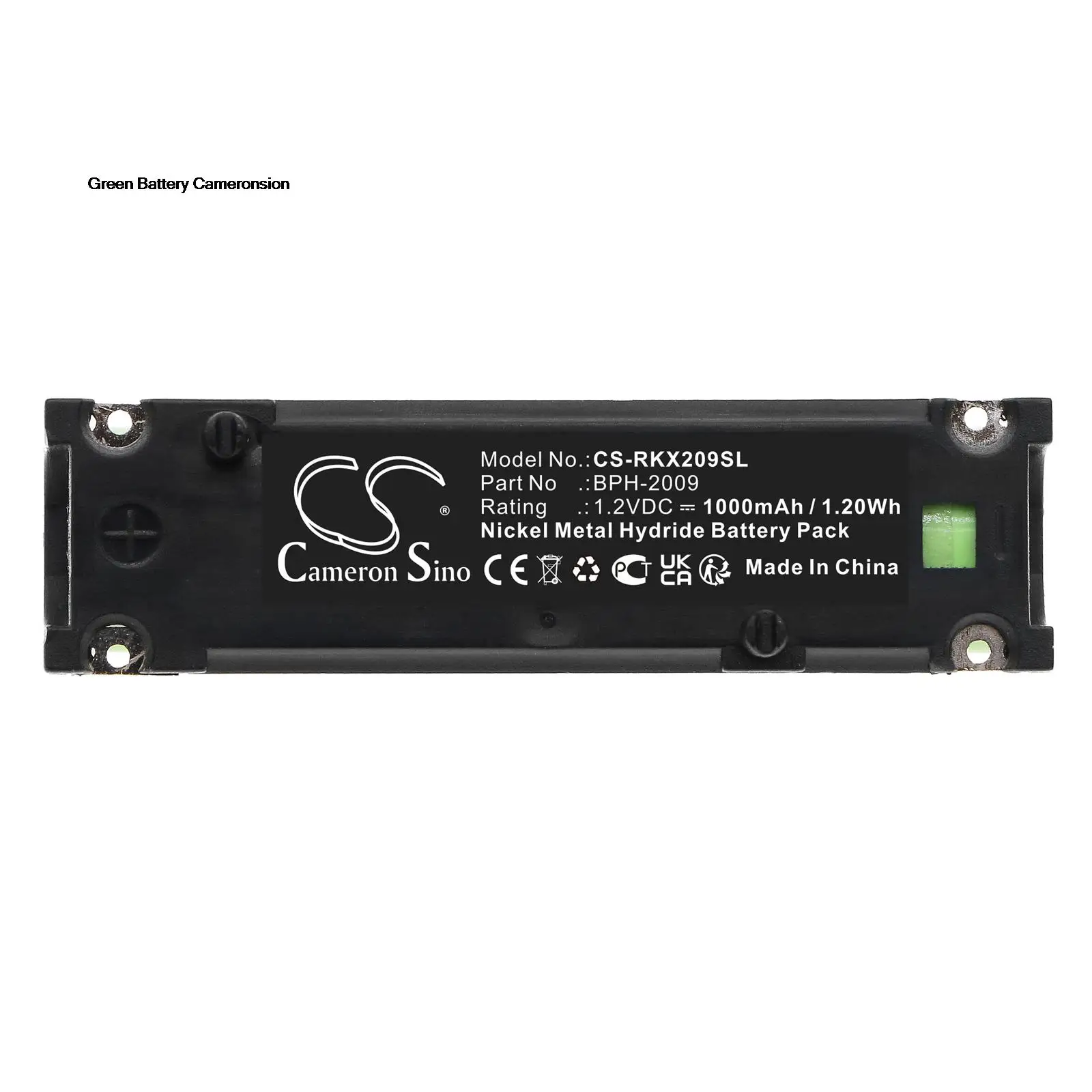 

GreenBattery CameronSino 1000mAh 1.2Wh 1.2V Equipment, Survey, Test Ni-MH Battery for RKI 49-1609RK,GX-2009,X-2012,BPH-2009