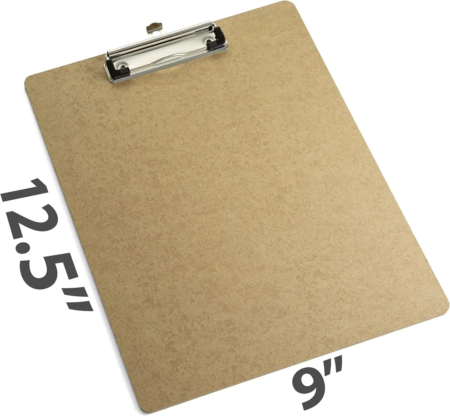 Recycled Wood Clipboard, Letter Size, Low Profile Clip, 9 x 12.5 Inches (83219), Each, Brown