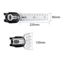 Cordless Electric Hedge Trimmer Replaceable Accessory Household Shrub Weeding Pruning Mower Garden Tools Accessory 2