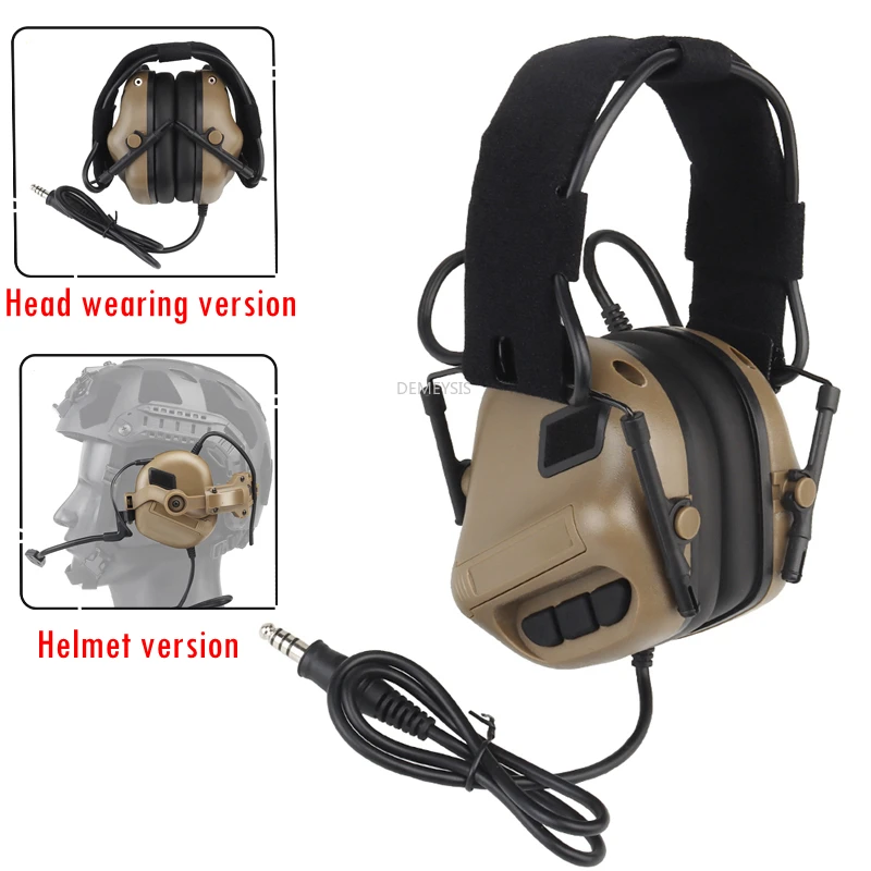 Taktisches Headset Mit Geräuschunterdrückung - Für Helm & Freihand