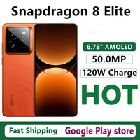 Original Realme GT 7 Pro Mobile Phone IP69 Waterproof 50.0MP Camera 6500mAH 120W Charge 6.78" AMOLED 120HZ Snapdragon 8 Elite 1