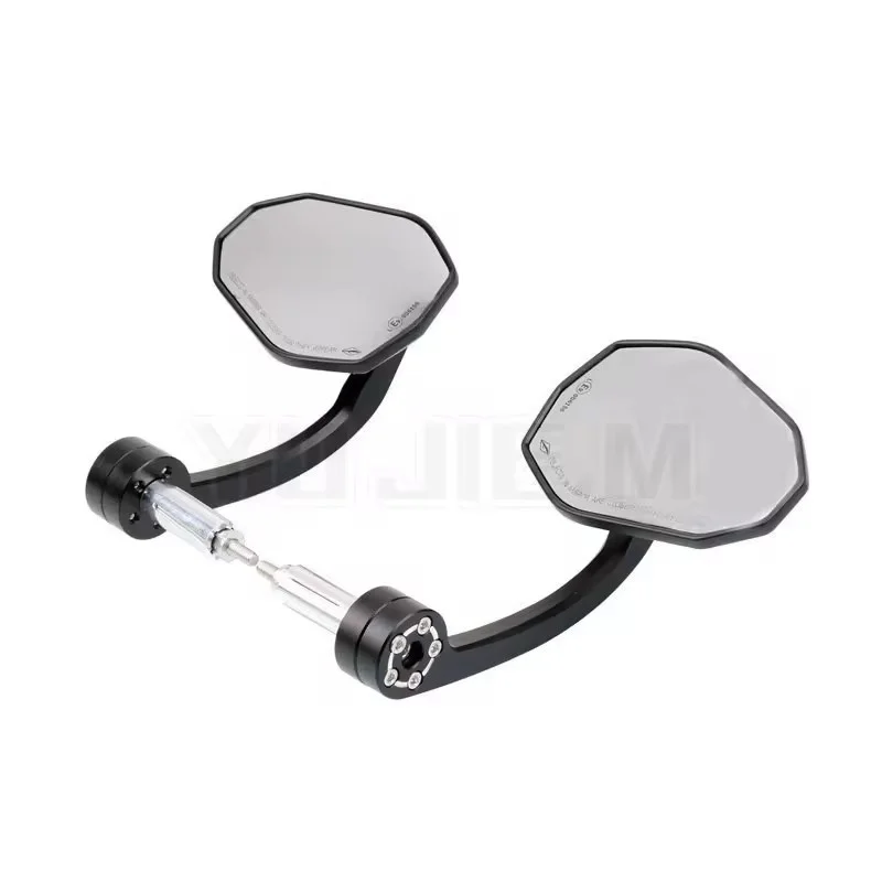 Ducati Monster 696/797/937 2008-2023 CNC 알루미늄 바 엔드 미러 HD 유리 OEM 적합 수정 없음