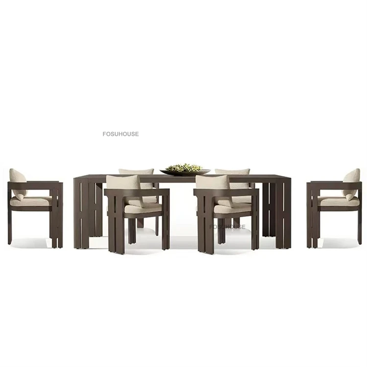 1.8m table 6 chair-A