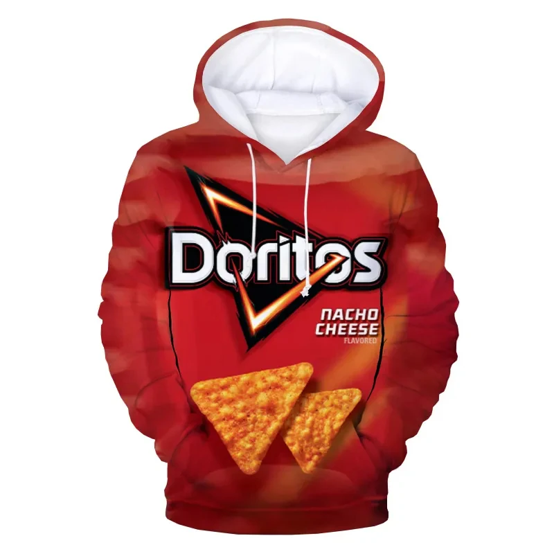 Doritos Cornflakes Multi Flavor Stampa 3D Nuova Felpa Con Cappuccio Casual Neutra Street Fashion Oversize Uomo Donna Bambini Pullover