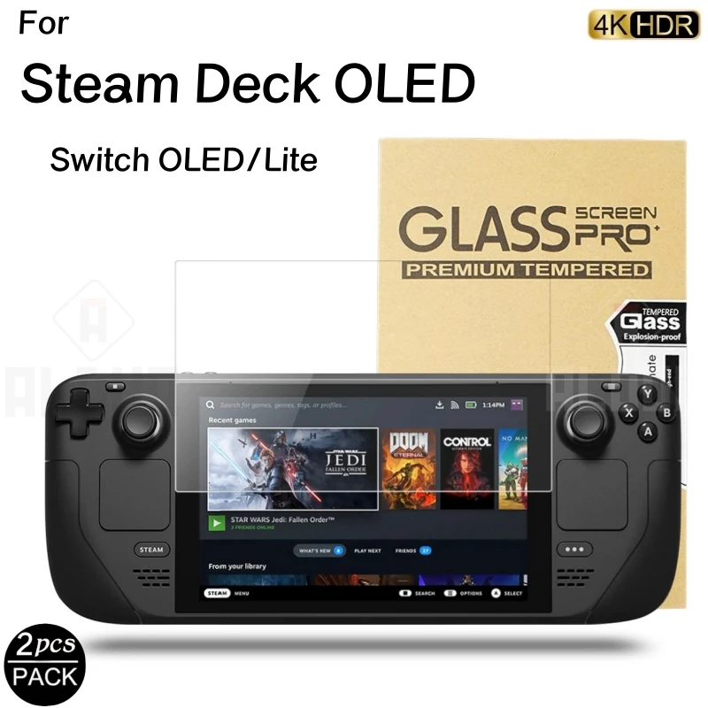 Valve Steam Deck 1TB Handheld Gaming Console with Carring case, 1280 x 800  LCD Display, Bundle Silicone Soft Cover Protector & Tempered Glass Film