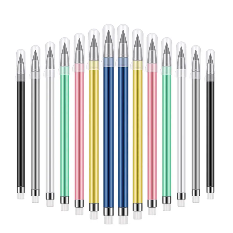 

14Pcs Everlasting Pencil Unlimited Writing Pencils Eternal Erasable Pencil Kawaii Pen Stationery School Supplies