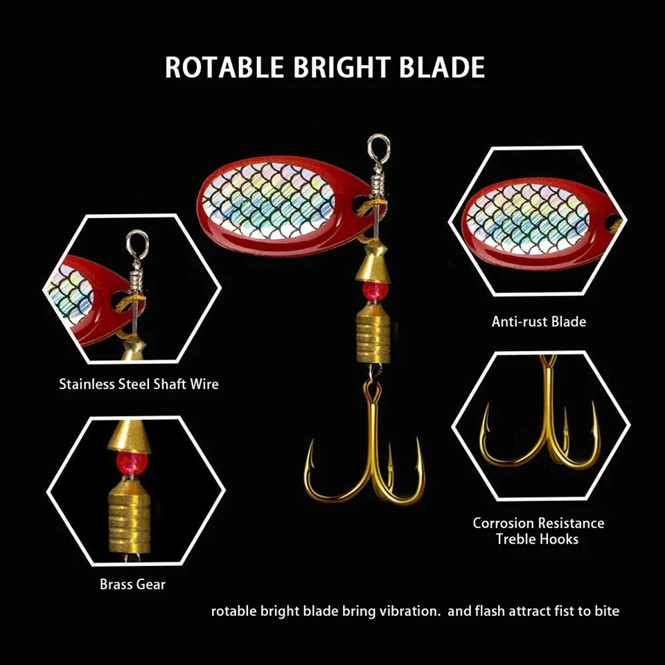 Metal Spoon Spinner Lures 3