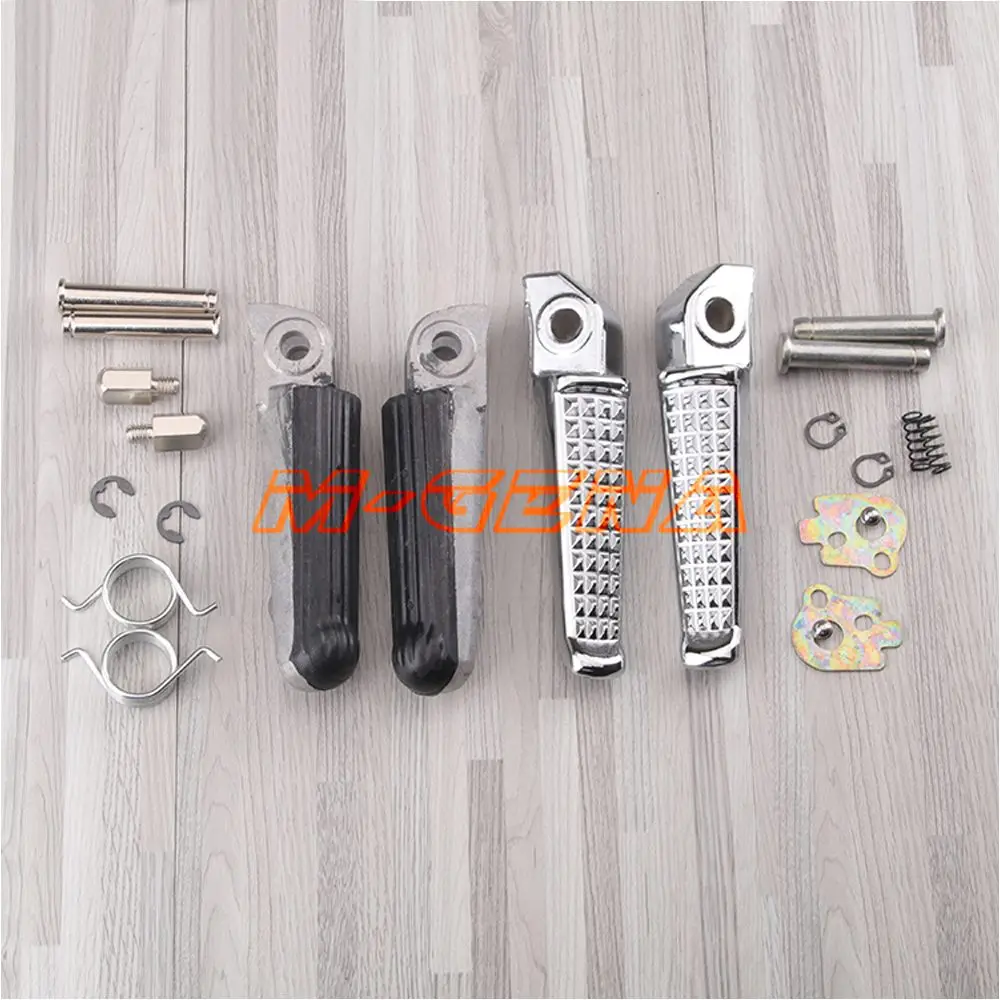

Motorcycle Front & Rear Footrests Foot peg For Honda CBR250 NC 19/22 CBR400 NC 23/29 NSR250 RVF400 NC 35 VFR400 NC 24 30