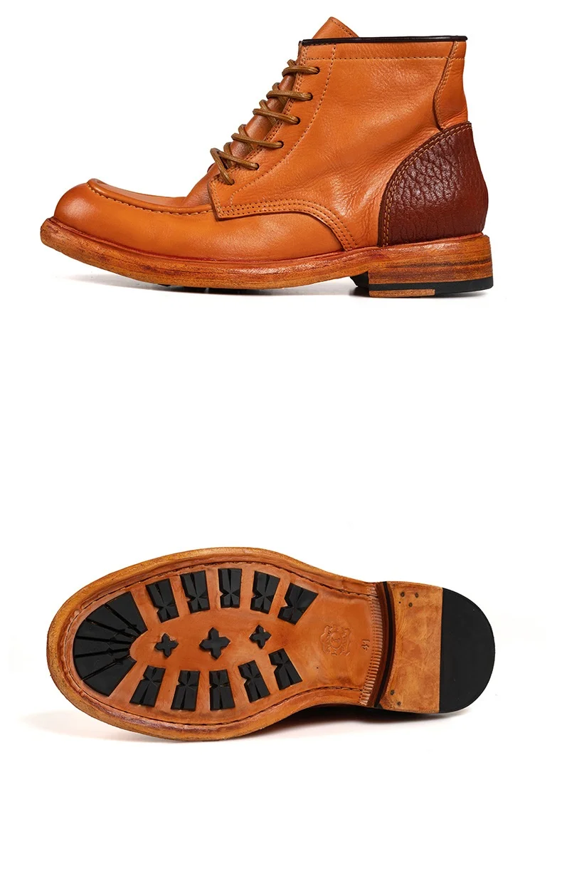Handmade Retro High Top Boots