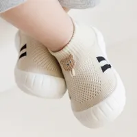 Shock-absorbing Elasticity New Toddler Shoes Fashionable Spring and Autumn Fashionable  Baby Socks Shoes Suitable for Babies 1