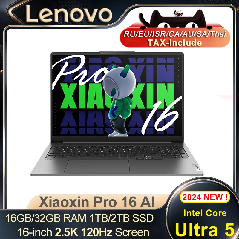 Lenovo-Xiaoxin-Pro-16-AI-2024-Laptop-Intel-Core-Ultra-5-125H-16G-32GB ...