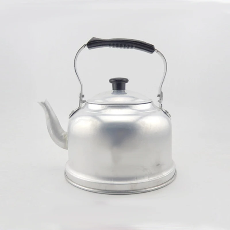3L Thickened Pure Aluminum Whistle Tea Kettle Traditional Old-fashioned Large-capacity Aluminum Kettle
