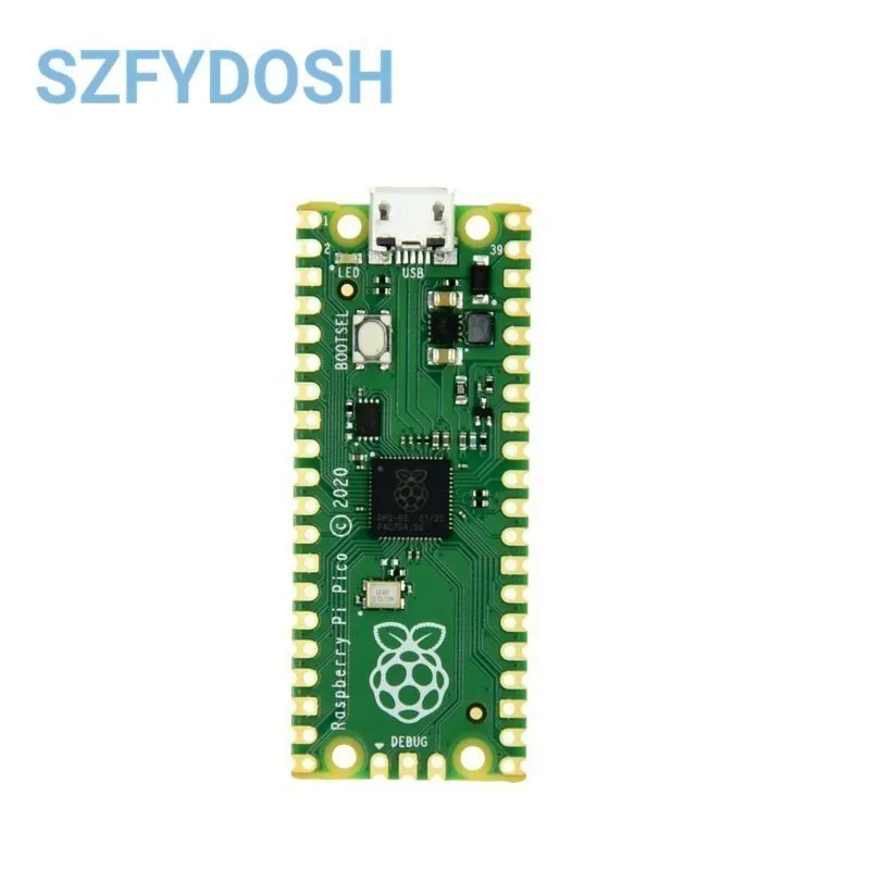 Raspberry Pi Pico Microcontroller Development Board with Dual-Core and WiFi Capabilities