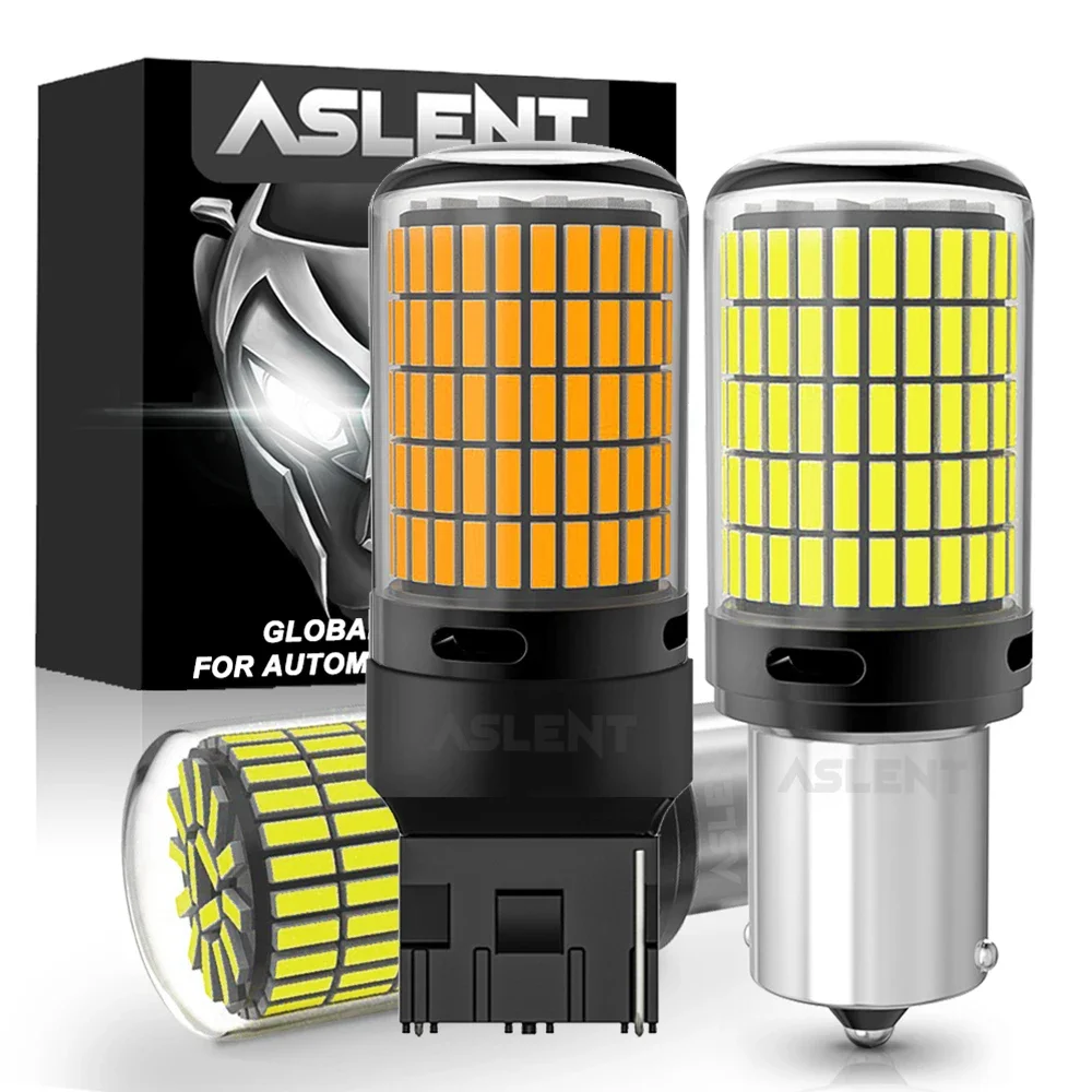 2pcs 4014 150SMD 1156 BA15S P21W BAU15S PY21W 1157 BAY15D P21/5W W21W 7440 7443 3157 Led Turn Signal Light Amber Yellow White Red