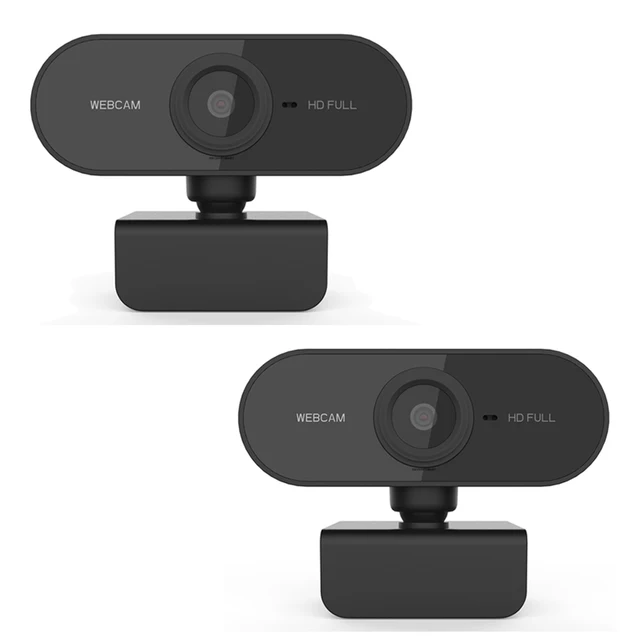 Elecpow HD 1080P Webcam Mini Computer PC Web Camera With Microphone Rotate Camera For Live Broadcast Video Calling Conference 2PCS