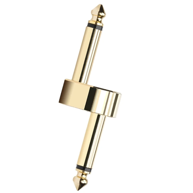 YD61 guitar effects pedal connector 6.35mm 1/4" guitar effect pedal couplers male to male plug adaptor for pedalboard guitar tool