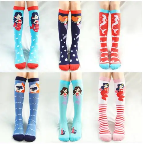 2-12 Years Spring Autumn Children Striped Tights Baby Girl Pantyhose Cotton Knitted Kids Stocking Baby Cute Tights
