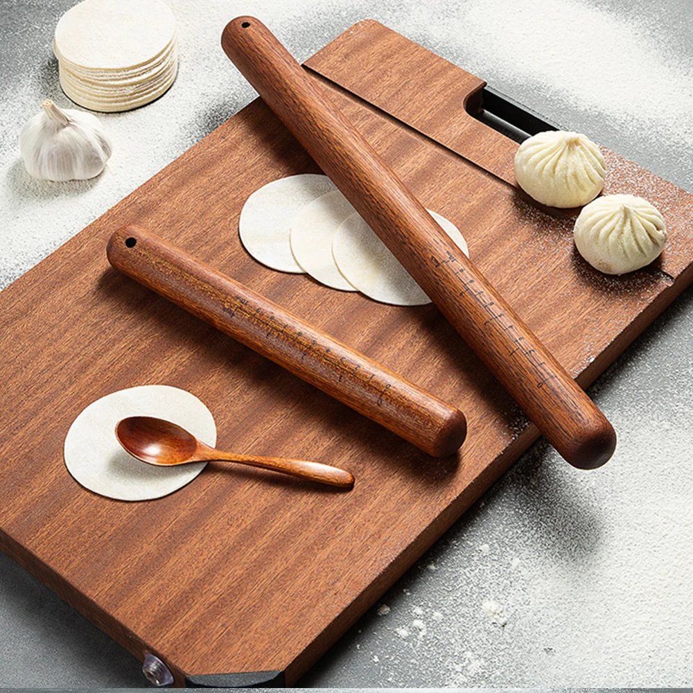Holywood Red sandalwood Household Dumpling Skin Mini Rolling Pins Pin Stick Dough Baking Tool Gadgets Roller Kitchen rolling pin