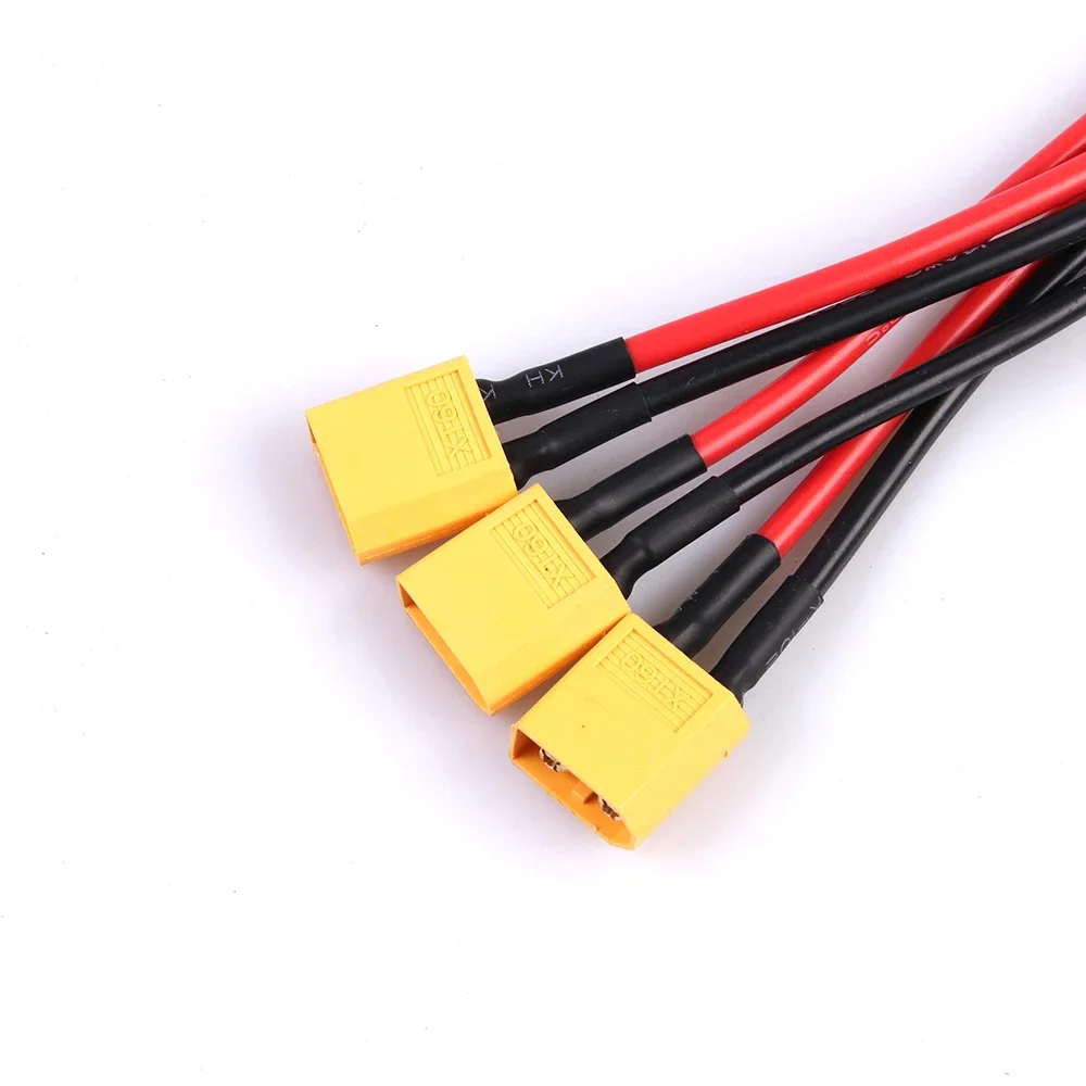 Câble parallèle XT90 à XT60 1 vers 2/3 14AWG pour batterie RC