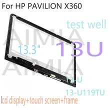 

13.3 Inch LCD For HP PAVILION X360 13-U 13U LCD Display Touch Screen Digitizer Assembly Frame 13-U119TU 13-U M3-U LCD Screen