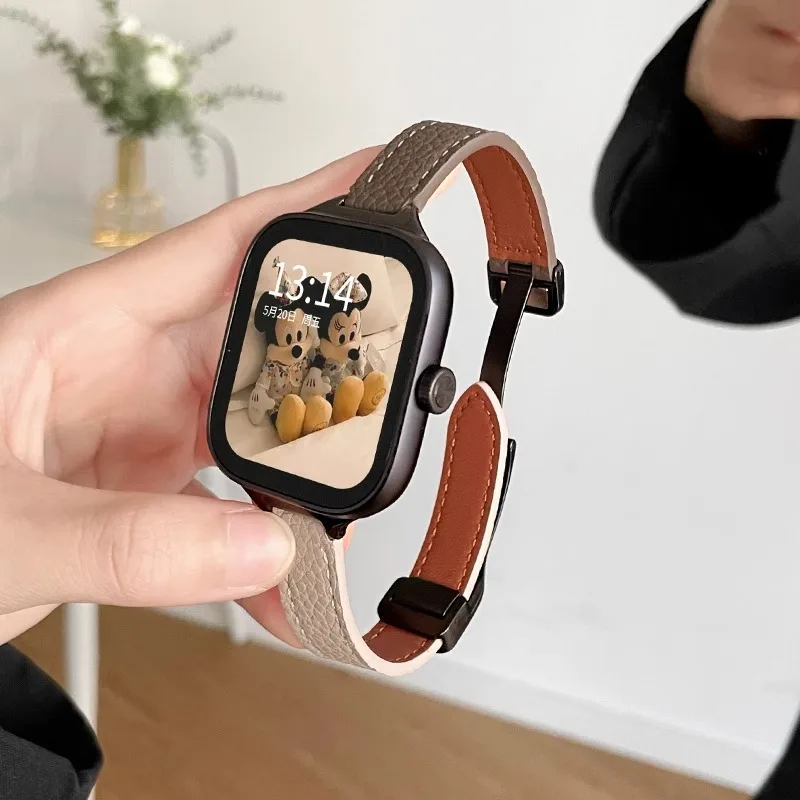 

Leather Strap for Redmi Watch 4 Magnetic Watchband for Redmi Watch4 Smartwatch Sport Belt Replacement Woman Man Wristband