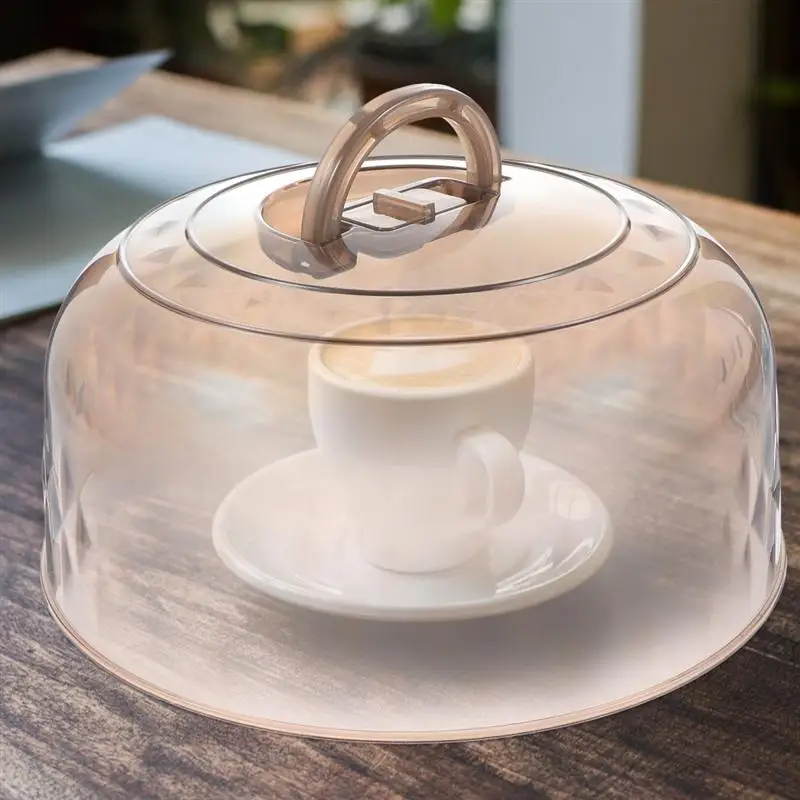 Cloche Alimentaire Transparente LOVIVER 26cm - Dôme De Protection Anti-poussière Pour Gâteaux, Desserts, Fromage - En PP - Pour Fêtes, Mariages, Restaurants - 3